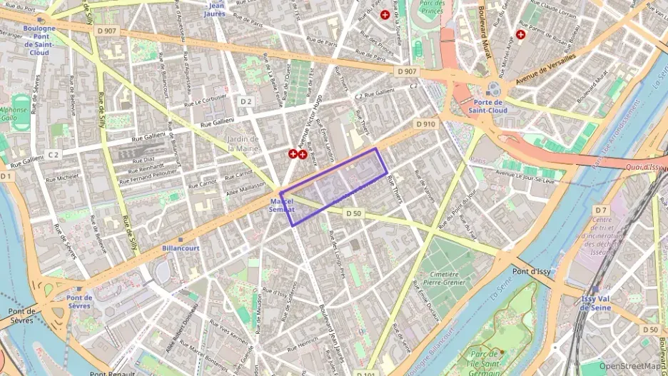 Appartement 87 m² quatre pièces à vendre à Boulogne-Billancourt Appartement 87 m² quatre pièces à vendre à Boulogne-Billancourt