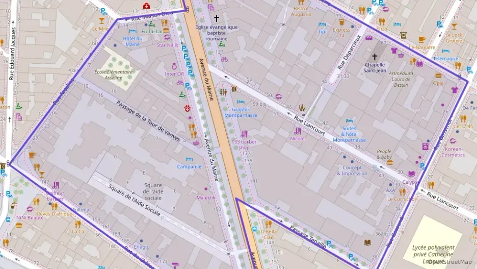 Appartement 58 m² trois pièces à vendre à Paris 14e Arrondissement