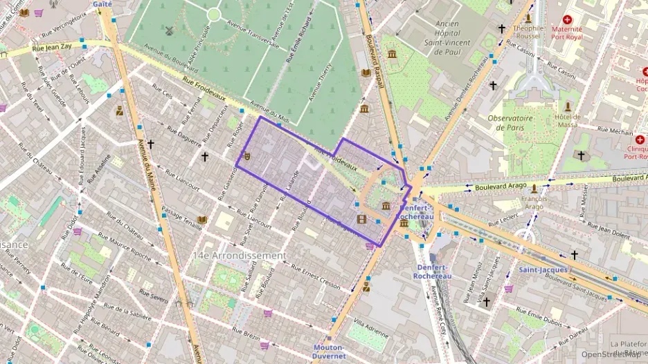 Appartement 65 m² trois pièces à vendre à Paris 14e Arrondissement Appartement 65 m² trois pièces à vendre à Paris 14e Arrondissement