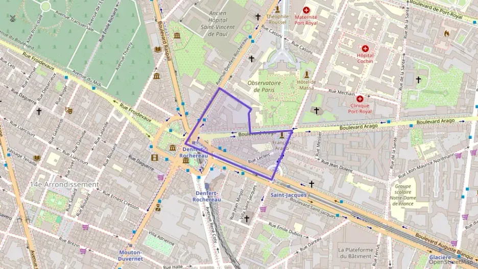 Appartement 84 m² trois pièces à vendre à Paris 14e Arrondissement