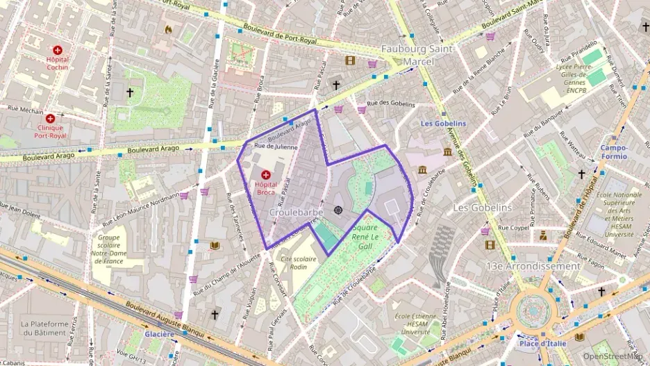 Appartement 28 m² une piece à vendre à Paris 13e Arrondissement