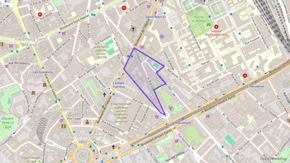 Appartement 22 m² deux pieces à vendre à Paris 13e Arrondissement
