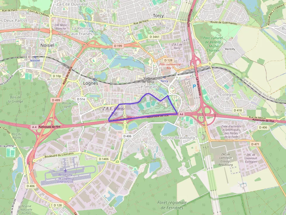 Appartement 45 m² deux pieces à vendre à Lognes