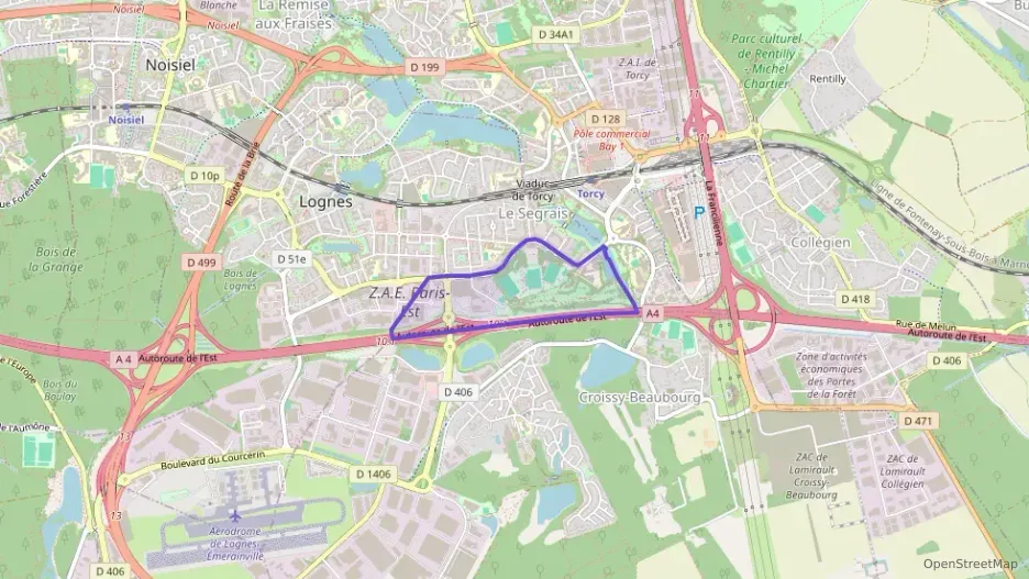 Appartement 45 m² deux pieces à vendre à Lognes