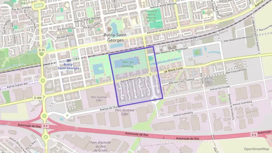 Appartement 62 m² trois pièces à vendre à Bussy-Saint-Georges Appartement 62 m² trois pièces à vendre à Bussy-Saint-Georges