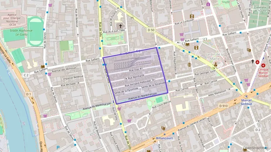 Appartement 20 m² une piece à vendre à Boulogne-Billancourt