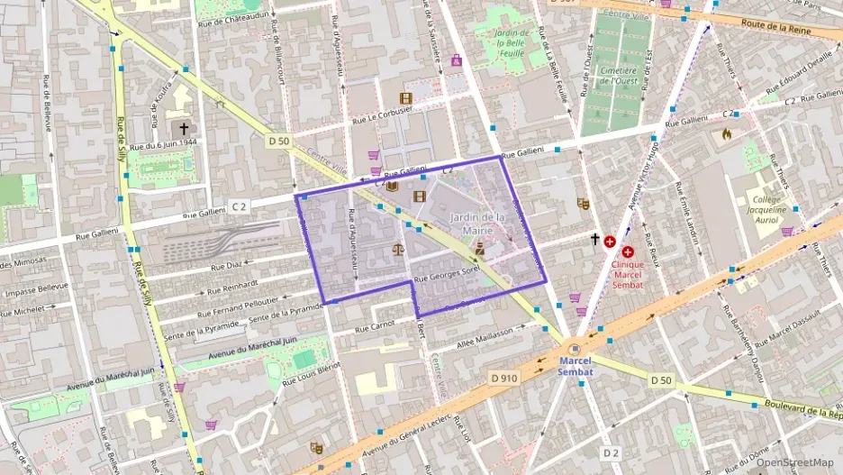 Appartement 38 m² deux pieces à vendre à Boulogne-Billancourt