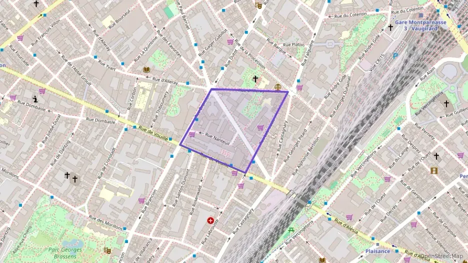 Appartement 36 m² une piece à vendre à Paris 15e Arrondissement