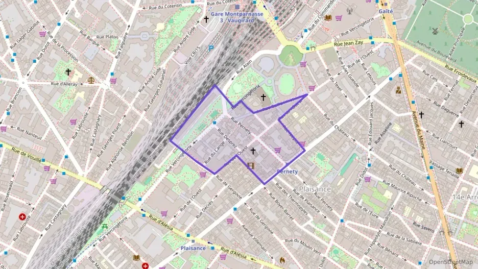 Appartement 76 m² trois pièces à vendre à Paris 14e Arrondissement Appartement 76 m² trois pièces à vendre à Paris 14e Arrondissement