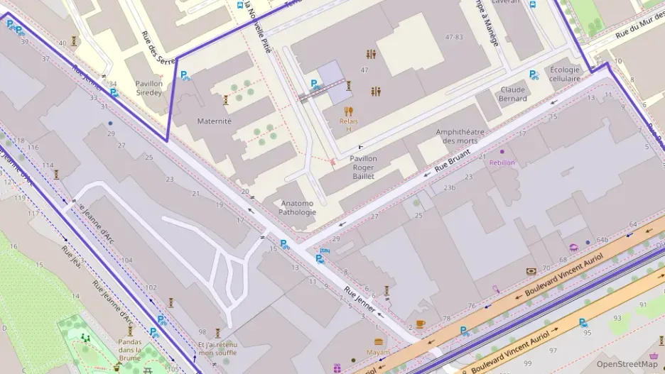 Appartement 71 m² trois pièces à vendre à Paris 13e Arrondissement