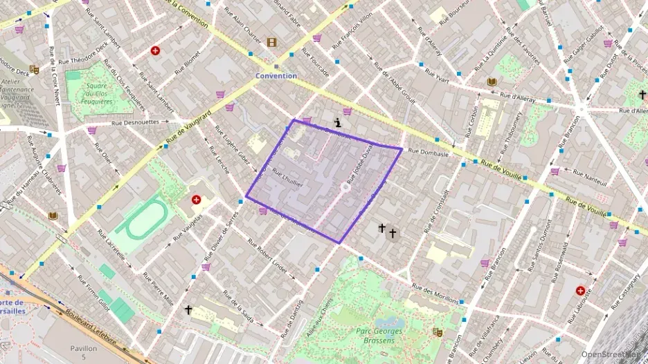 Appartement 64 m² deux pieces à vendre à Paris 15e Arrondissement