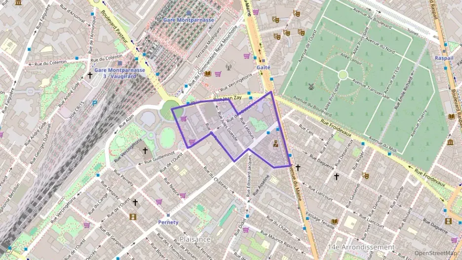 Appartement 26 m² deux pieces à vendre à Paris 14e Arrondissement