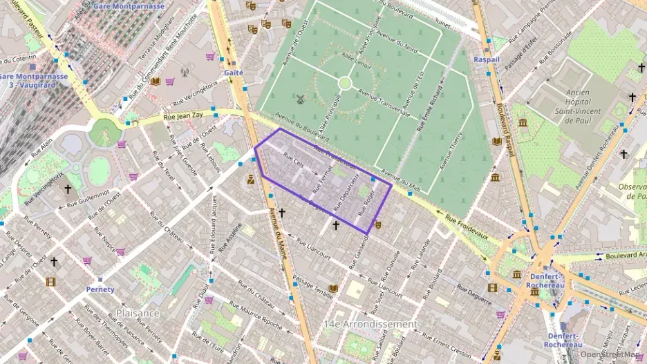 Appartement 21 m² deux pieces à vendre à Paris 14e Arrondissement