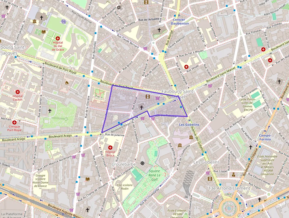 Appartement 47 m² deux pieces à vendre à Paris 13e Arrondissement