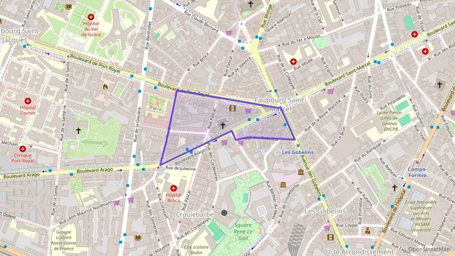 Appartement 75 m² quatre pièces à vendre à Paris 13e Arrondissement