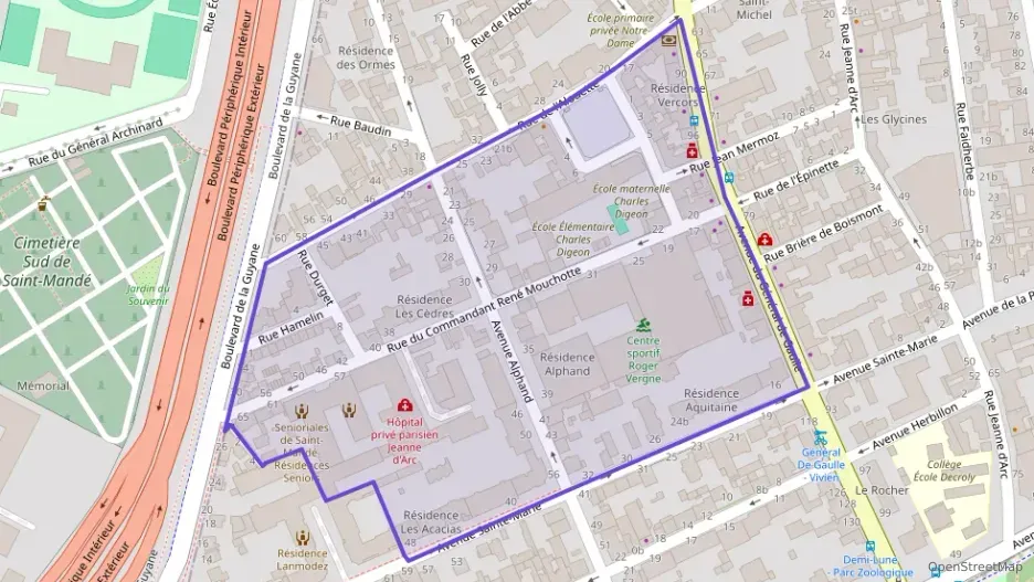 Appartement 56 m² deux pieces à vendre à Saint-Mandé