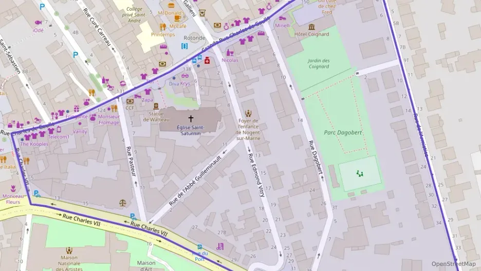 Appartement 56 m² trois pièces à vendre à Nogent-sur-Marne