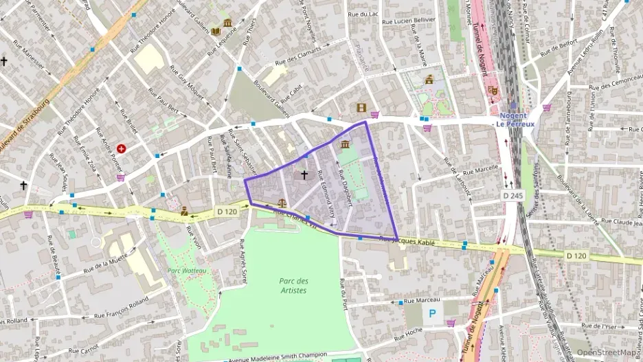 Appartement 56 m² trois pièces à vendre à Nogent-sur-Marne