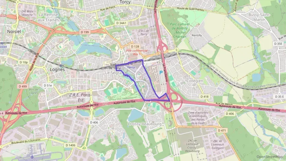 Appartement 86 m² quatre pièces à vendre à Torcy Appartement 86 m² quatre pièces à vendre à Torcy