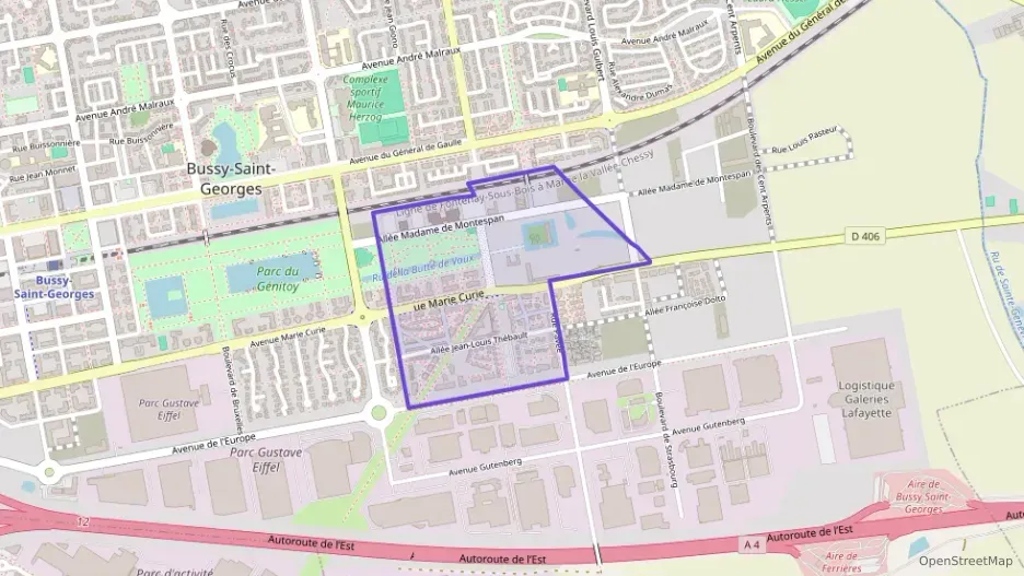 Appartement 61 m² trois pièces à vendre à Bussy-Saint-Georges