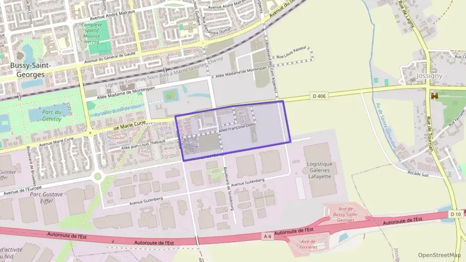 Appartement 80 m² quatre pièces à vendre à Bussy-Saint-Georges