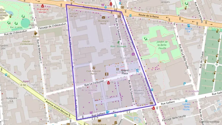 Appartement 80 m² trois pièces à vendre à Boulogne-Billancourt