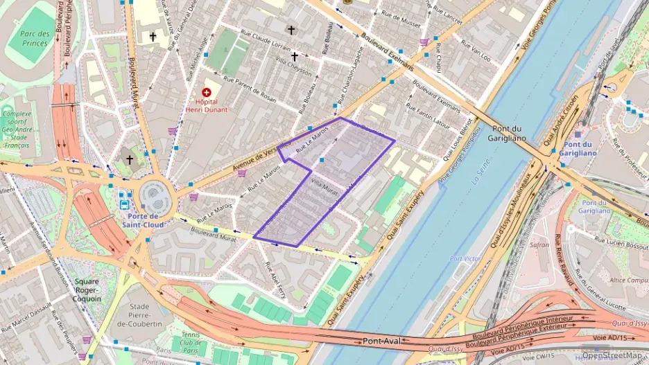 Appartement 81 m² trois pièces à vendre à Paris 16e Arrondissement