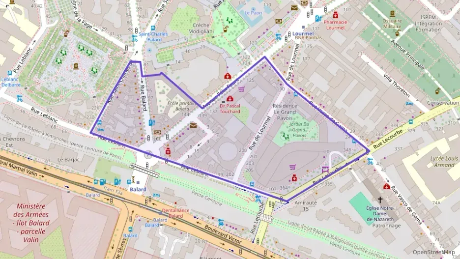 Appartement 58 m² trois pièces à vendre à Paris 15e Arrondissement