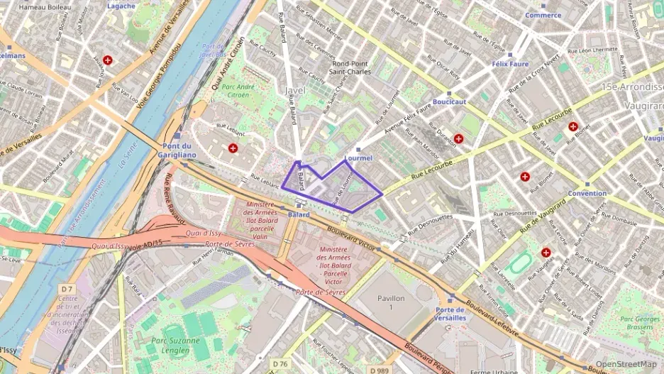 Appartement 58 m² trois pièces à vendre à Paris 15e Arrondissement