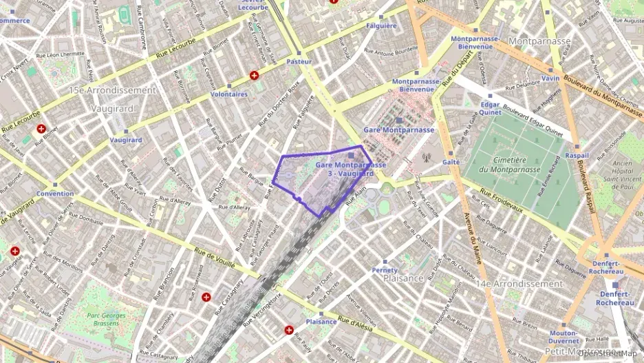 Appartement 48 m² deux pieces à vendre à Paris 15e Arrondissement