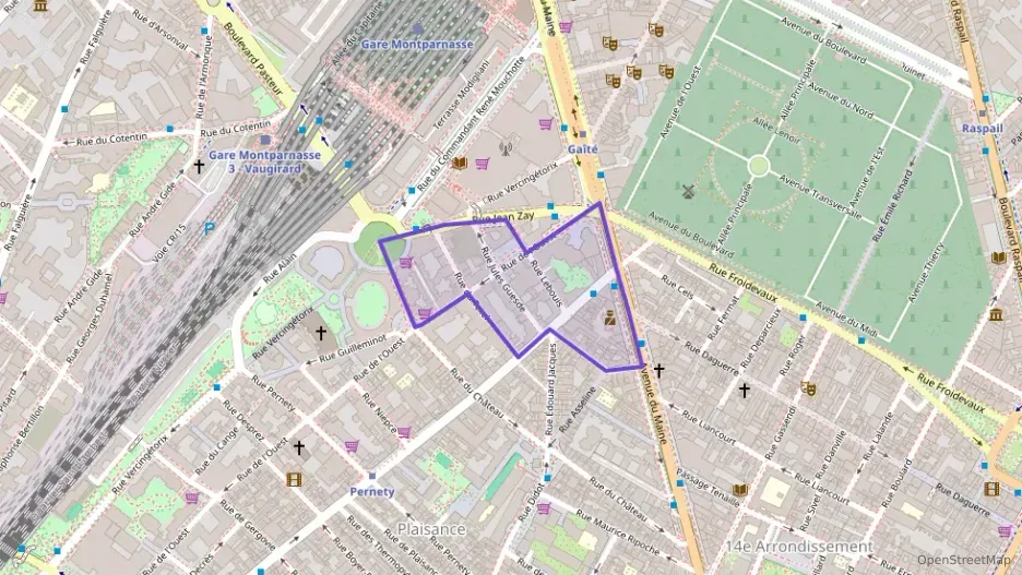 Appartement 41 m² deux pieces à vendre à Paris 14e Arrondissement