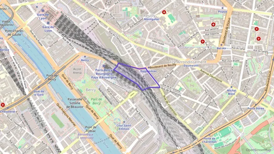 Appartement 36 m² deux pieces à vendre à Paris 12e Arrondissement