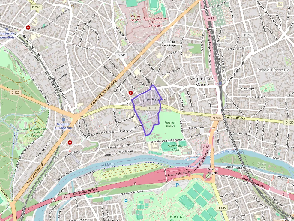 Appartement 52 m² quatre pièces à vendre à Nogent-sur-Marne