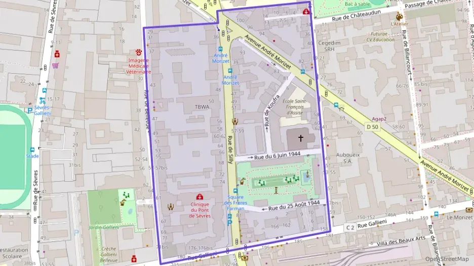 Appartement 120 m² trois pièces à vendre à Boulogne-Billancourt