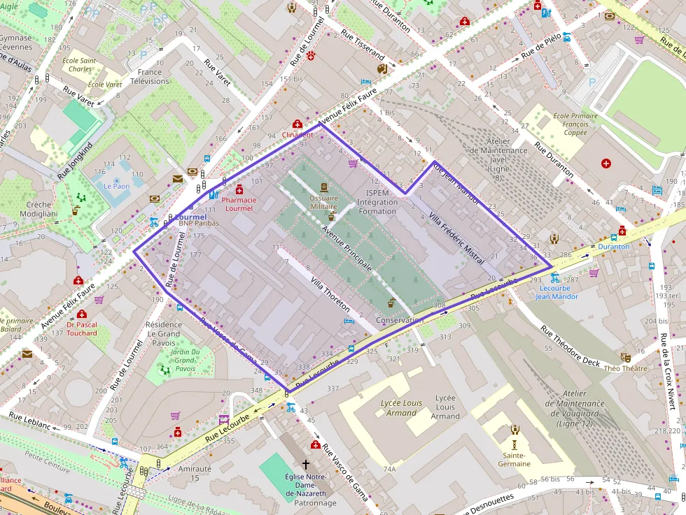 Appartement 58 m² deux pieces à vendre à Paris 15e Arrondissement