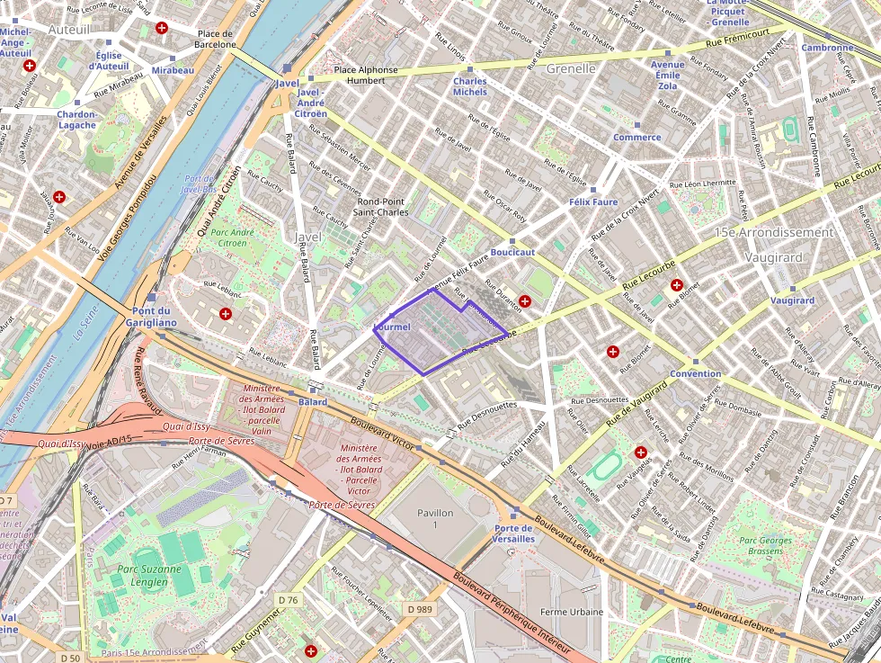 Appartement 58 m² deux pieces à vendre à Paris 15e Arrondissement