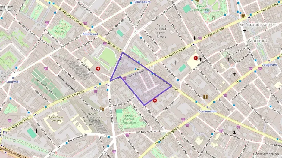 Appartement 43 m² deux pieces à vendre à Paris 15e Arrondissement