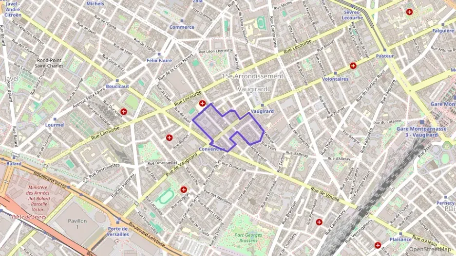 Appartement 40 m² trois pièces à vendre à Paris 15e Arrondissement