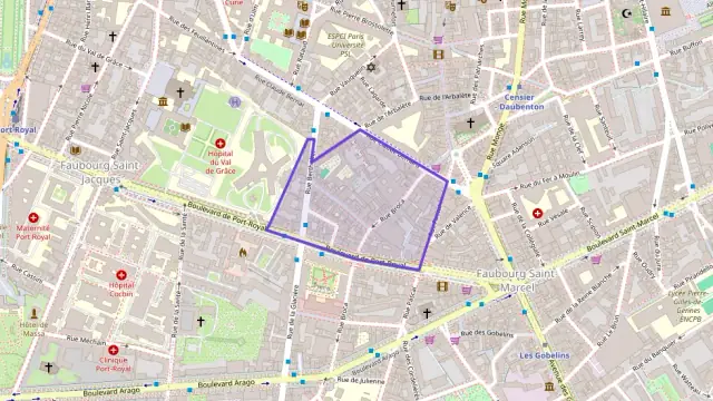 Appartement 105 m² 5 pièces à vendre à Paris 5e Arrondissement