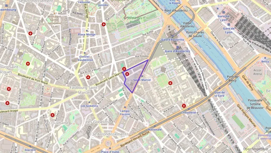 Appartement 50 m² trois pièces à vendre à Paris 13e Arrondissement