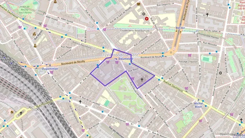 Appartement 58 m² trois pièces à vendre à Paris 12e Arrondissement