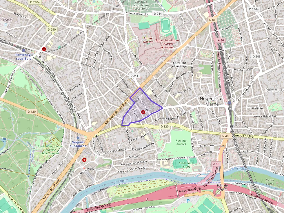 Appartement 50 m² deux pieces à vendre à Nogent-sur-Marne