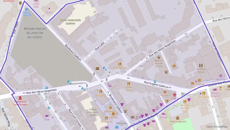 Appartement 49 m² deux pieces à vendre à Nogent-sur-Marne