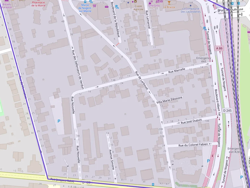 Appartement 60 m² trois pièces à vendre à Nogent-sur-Marne