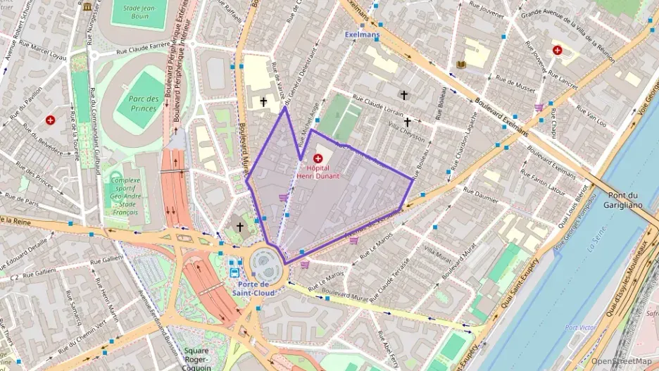 Appartement 87 m² trois pièces à vendre à Paris 16e Arrondissement