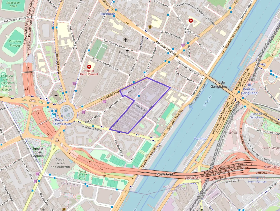 Appartement 35 m² deux pieces à vendre à Paris 16e Arrondissement