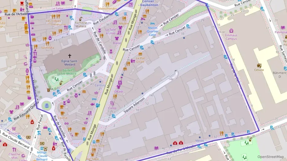 Appartement 80 m² trois pièces à vendre à Paris 5e Arrondissement