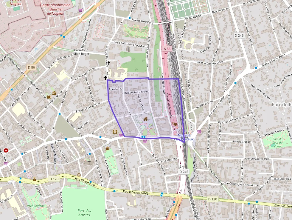 Appartement 75 m² trois pièces à vendre à Nogent-sur-Marne