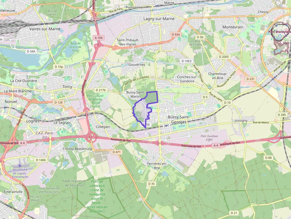 Appartement 127 m² 5 pièces à vendre à Bussy-Saint-Georges