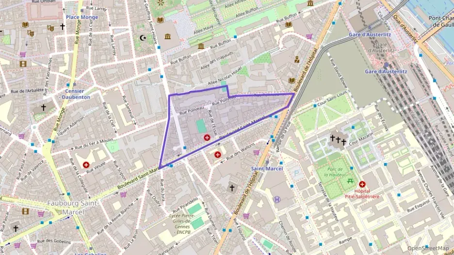 Appartement 64 m² trois pièces à vendre à Paris 5e Arrondissement